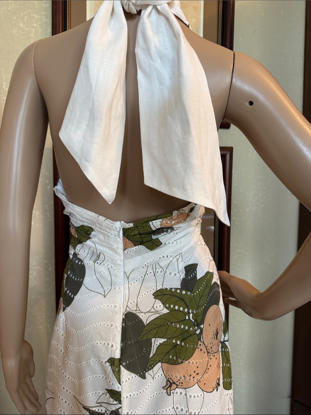 Juan D Dios Swimwear Eyelet Maxi Dress sz L - Picture 9 of 14